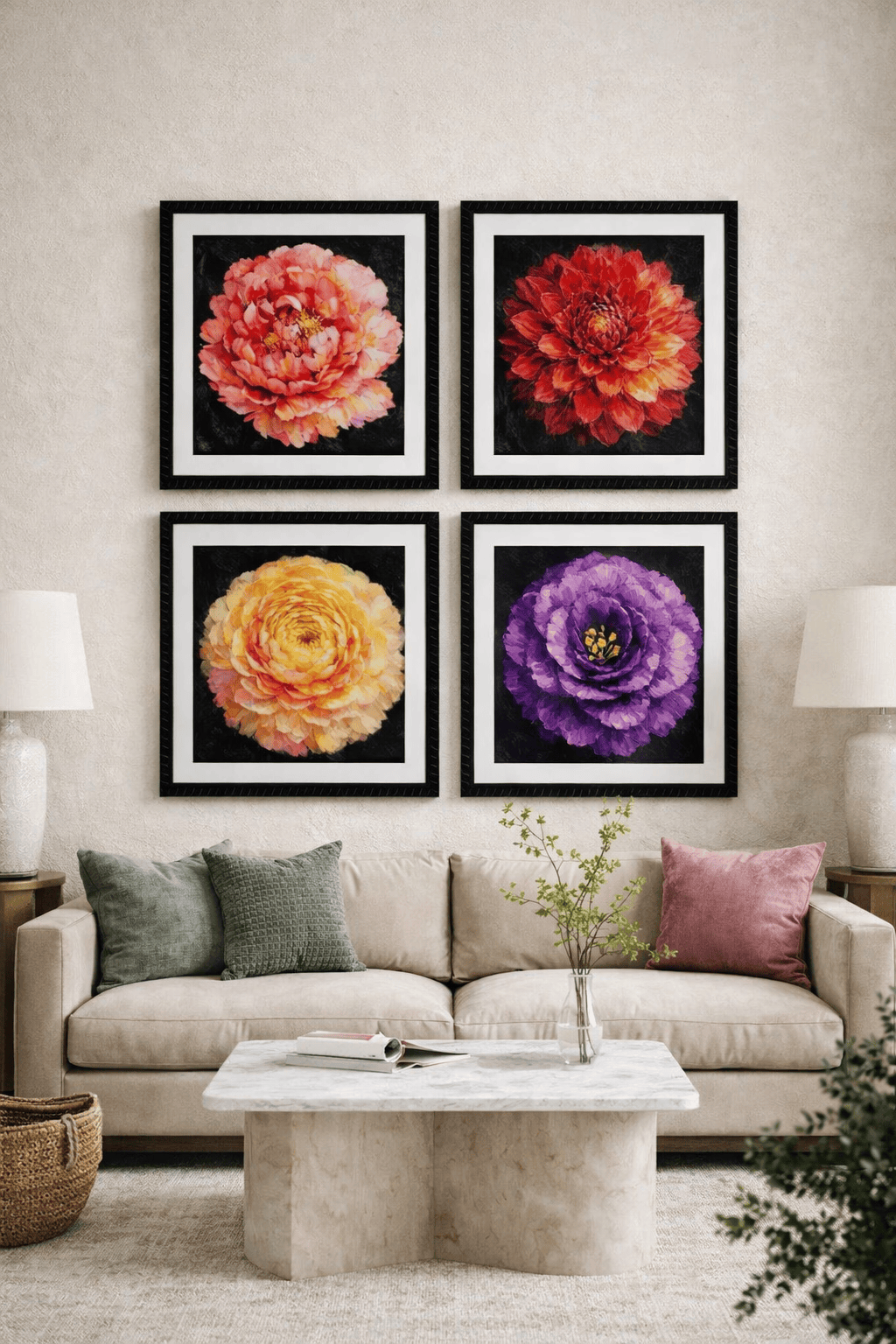 Scarlet Passion - Dhalia - Painter’s Garden Series