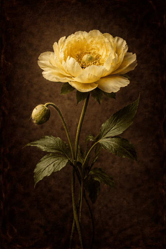 Gilded Peony - Tzhon Atelier (Limited Edition of 20 signed and numbered by the artist)