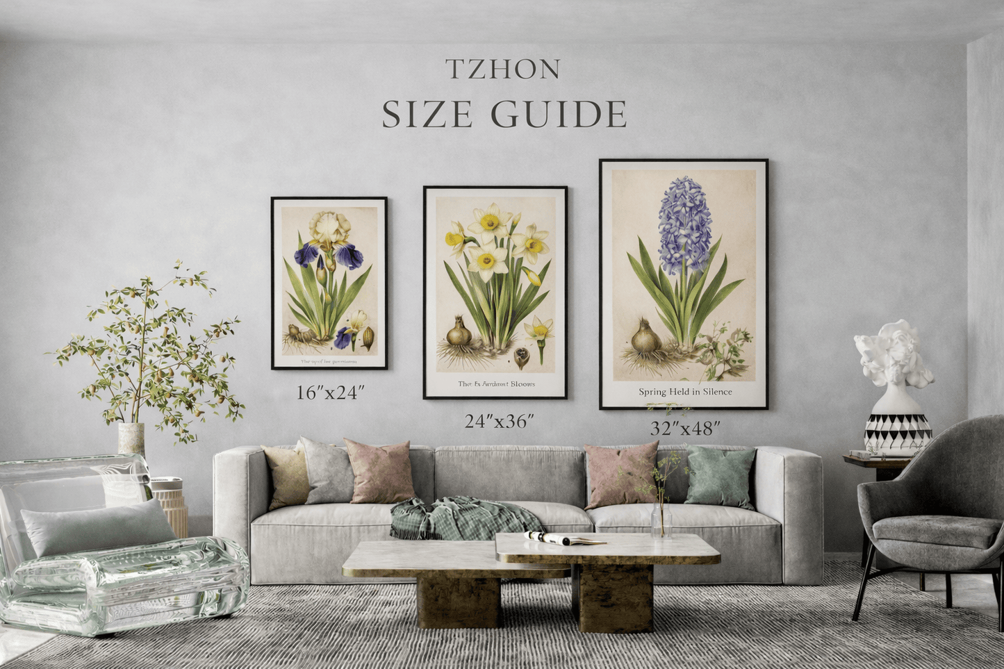 Panel I - Florilegium Collection - The First Bloom (Study of Iris germanica)