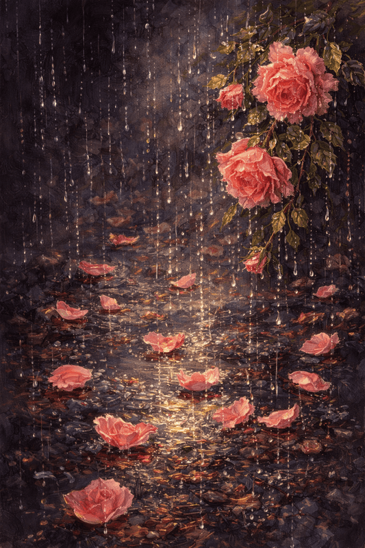 Raindrops and Roses Connector V - Peggy Martin Curated Wall Series