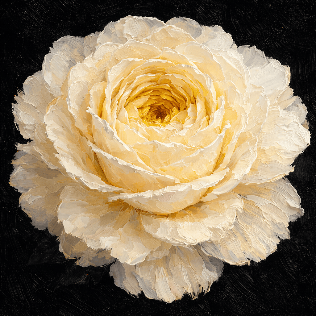Ivory Ascendent - Painter’s Garden Series
