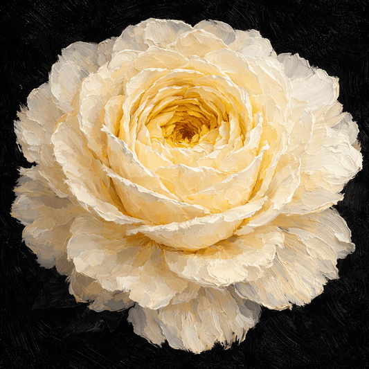 Ivory Ascendent - Painter’s Garden Series