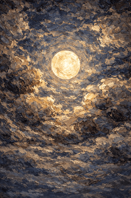 Halo of the Moon - Luminous Coast Series - Curated Gallery Wall