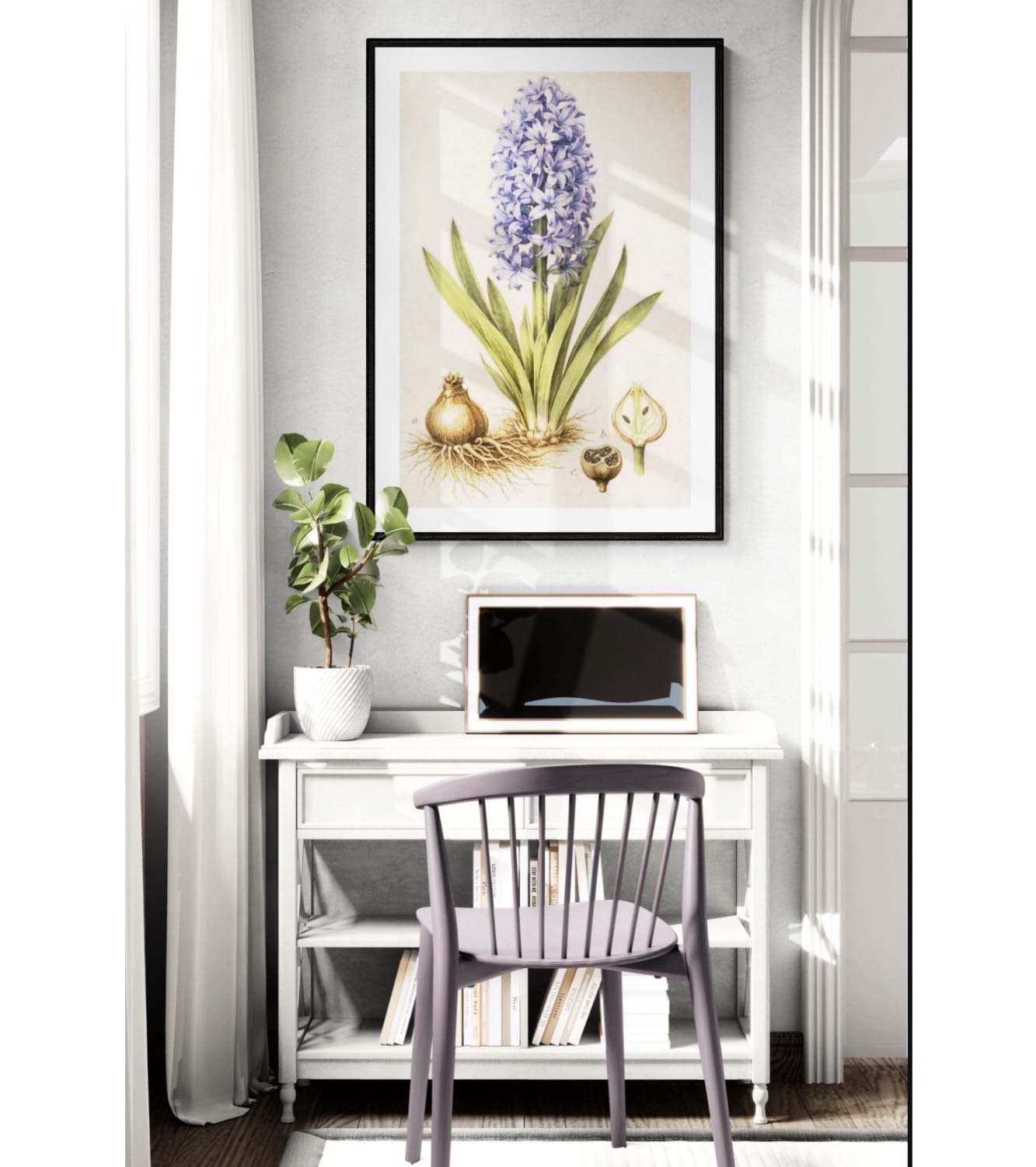 Panel I - Florilegium Collection - The First Bloom (Study of Iris germanica)