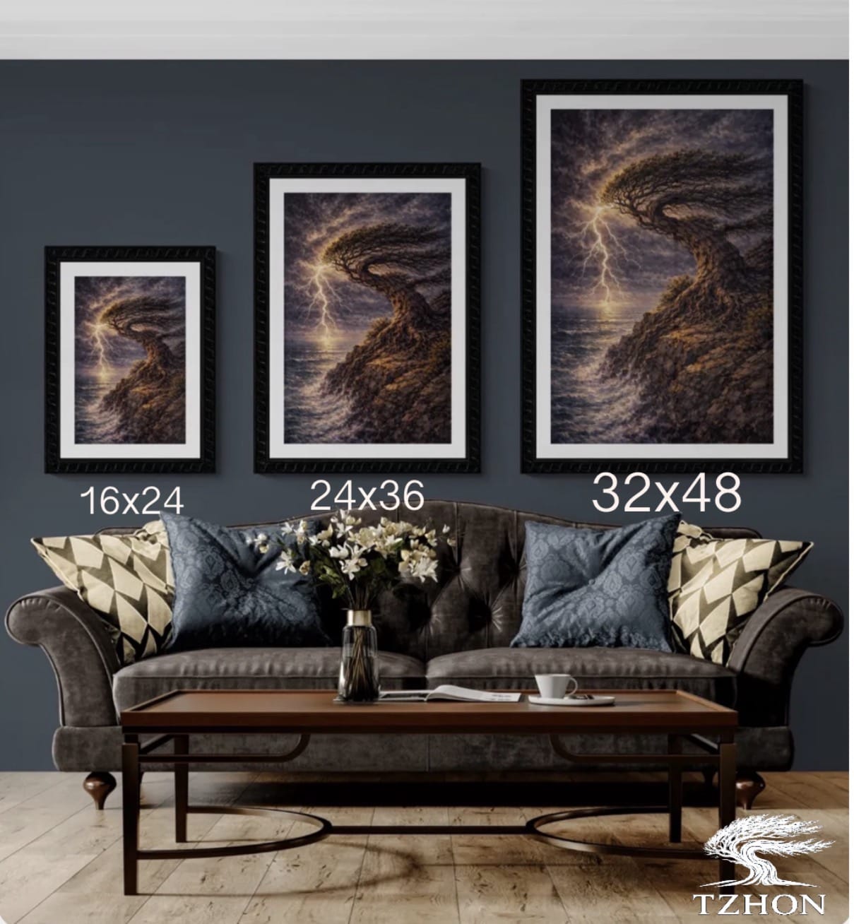 After the Gale - Sentinel Series -Tzhon Atelier (32x48 limited edition of 20)