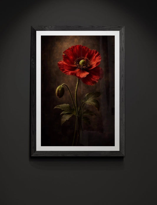 Crimson Reckoning - Vanitas Botanical Collection - Tzhon Atelier