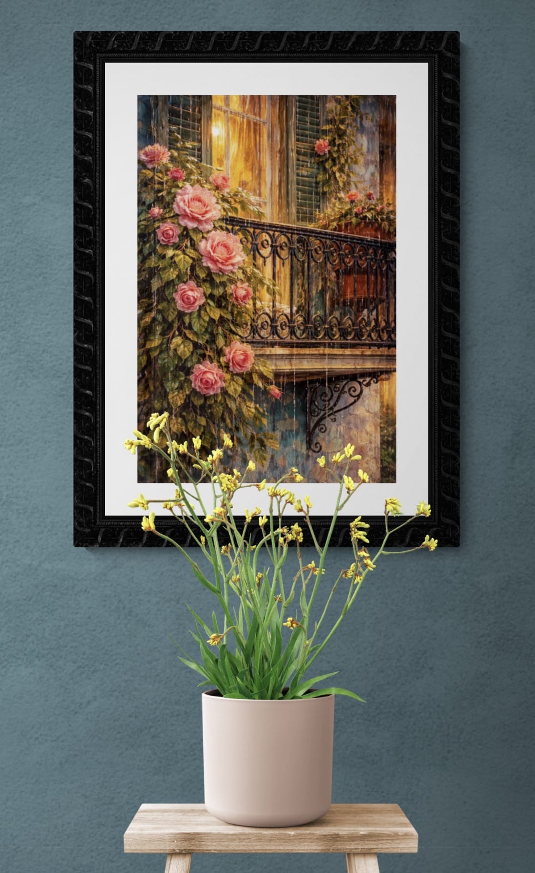 Peggy Martin Curated Wall Collection - Connector IV — Roses and Railings
