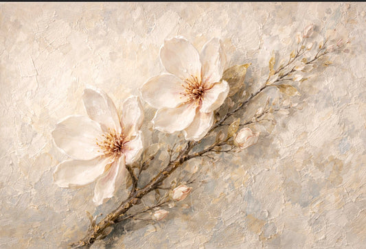Magnolia Duet - Bloom Study - Quiet Garden Curated Wall Series