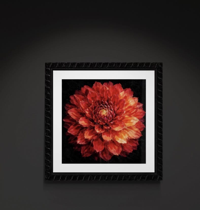 Vermillion Bloom - Peony - Painters Garden Series