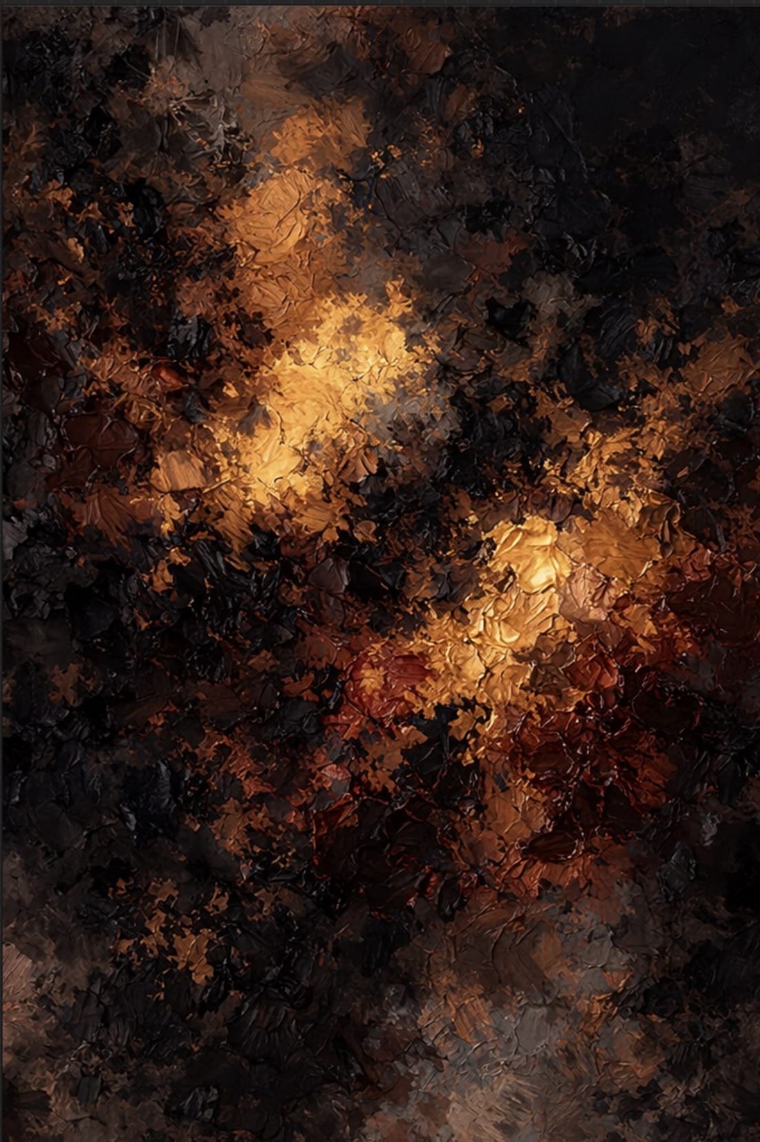 Afterglow - Panel II Embers of Silence - Ash and Light Collection