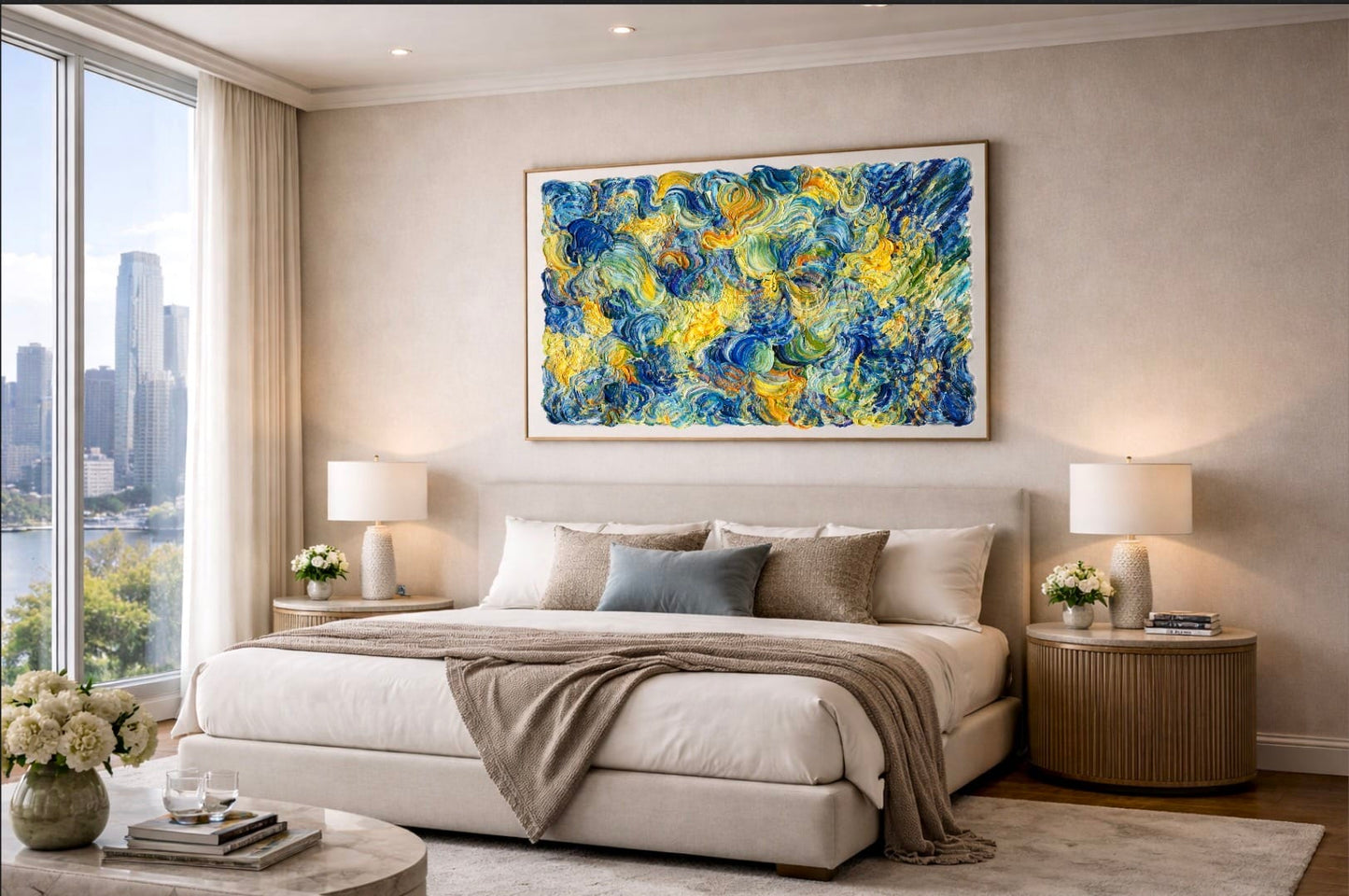Blue Surge - Ashes & Fire Collection - Print from Rough Paper